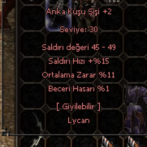 Anka Kuşu şiş